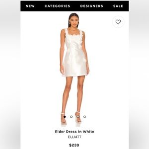 Revolve Elliatt Floral Appliqué Mini Dress